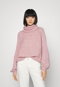 ONLY ONLSCALA ROLLNECK - Camisola - opera mauve melange