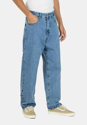 SOLID - Straight leg jeans - vintage light blue