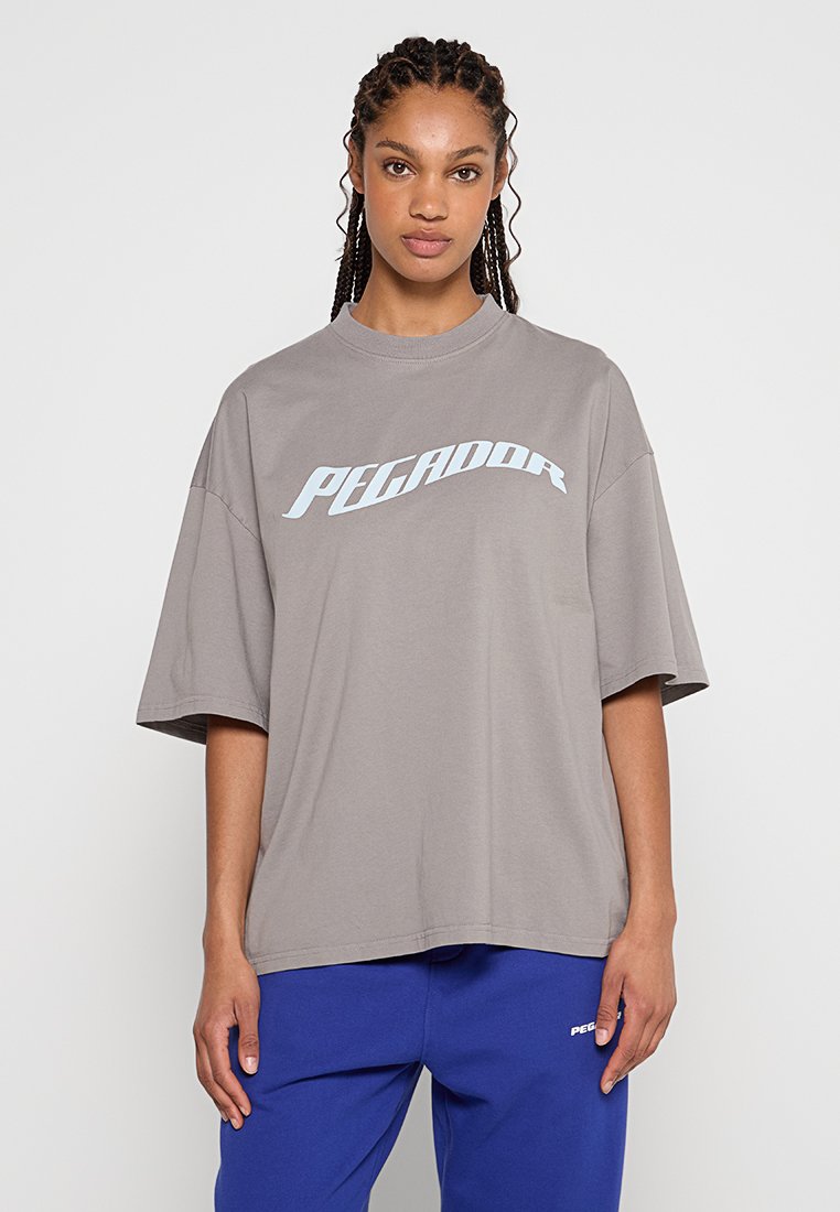 Pegador T-shirt print grijs