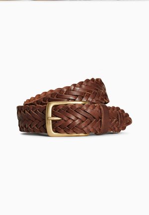 Ceinture tressée - brown