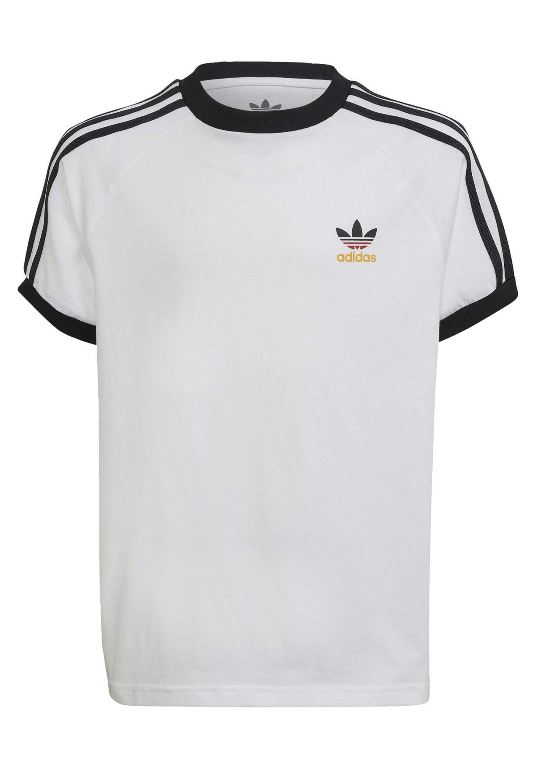 adidas Originals STRIPES - Print T-shirt - white - Zalando.ie