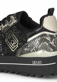 LIU JO WITH GLITTER - Sneakers basse - black