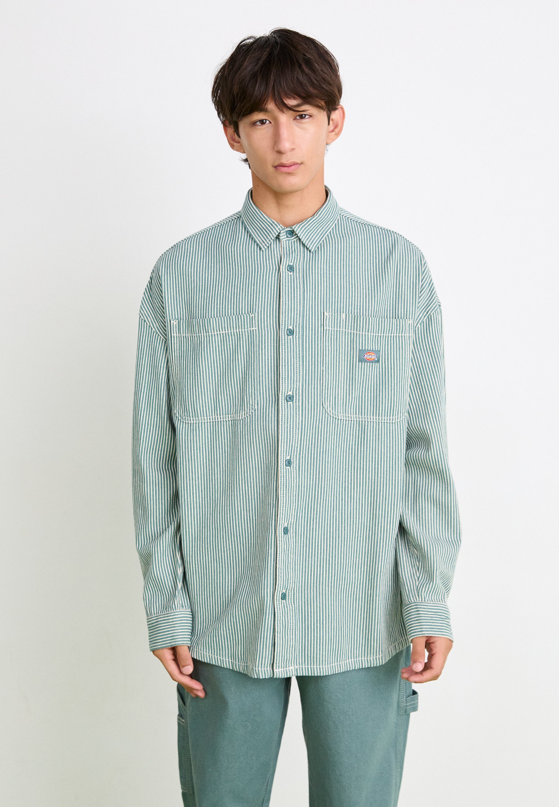 Dickies Uomo Temp-iQ 365 T-Shirt A Manica Lunga - Lincoln Green