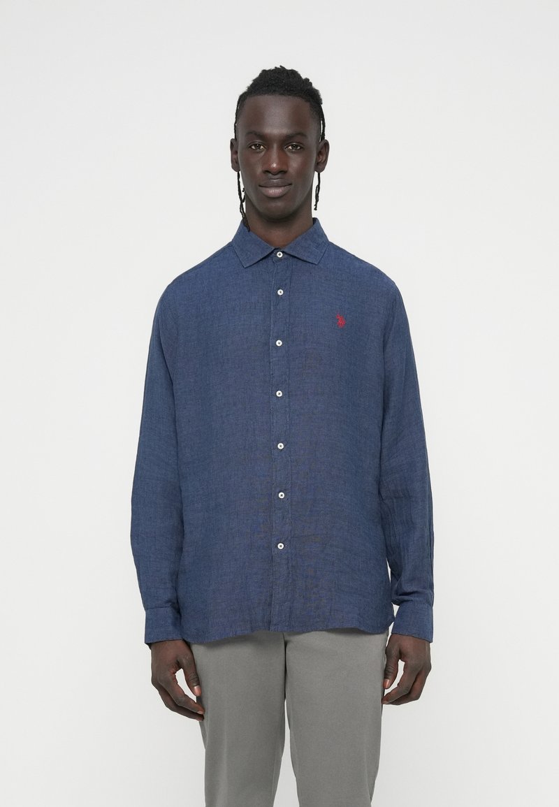 U.S. Polo Assn. Overhemd blauw denim/bluedenim