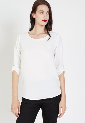 Camiseta de manga larga - blanco