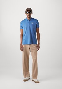 KARL LAGERFELD POLO - Polo marškinėliai - steel blue
