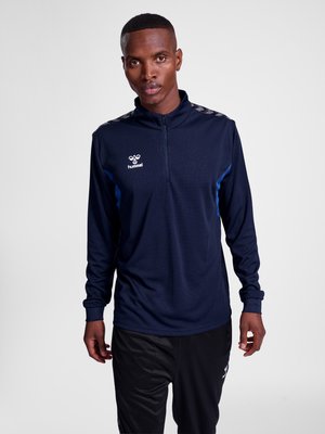 Hummel, AUTHENTIC HALF-ZIP  - Langærmet T-shirt - marine