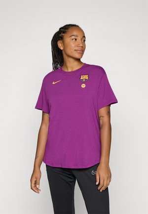 FCB ONERELAXED HM - Klub merchandise - bright grape/midwest gold-coloured
