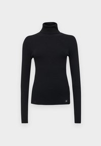 ROLL NECK SWEATER - Maglione - black
