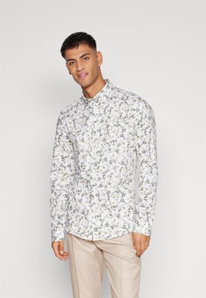 FLORAL SHIRT - Skjorte - sand