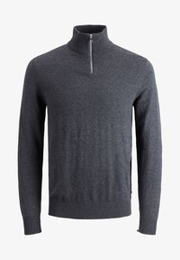 Unselected, dark grey melange