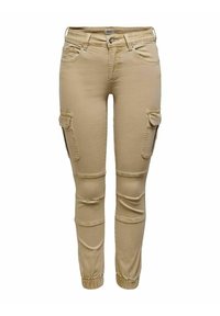 ONLMISSOURI PANT - Cargo trousers - beige