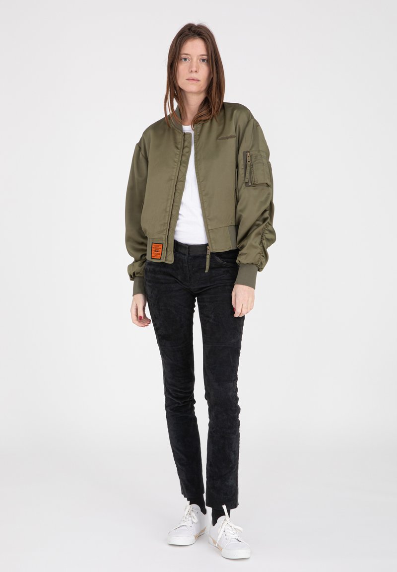 Damen Leichte Jacken | Bombers PEACOCK Bomberjacke khaki - HA90951 Damen Leichte Jacken | Bombers PEACOCK Bomberjacke khaki - HA90951