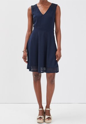 Robe de jour - mottled royal blue