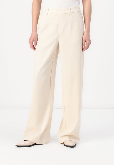 Objsanne Aline Wide Pant Sandshell