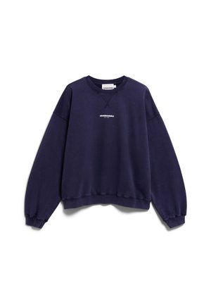 ARMEDANGELS GMT DYE CREWNECK - Sweatshirt - tinted navy