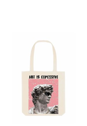 EXPENSIVE DAVID PRINT - Cabas - off white