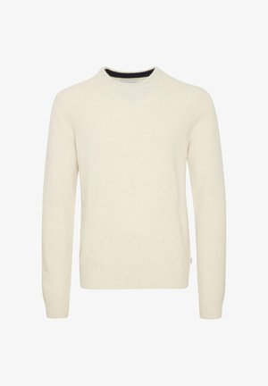 Casual Friday, CFKARL FINE KNIT CREW NECK - Trui - light sand melange