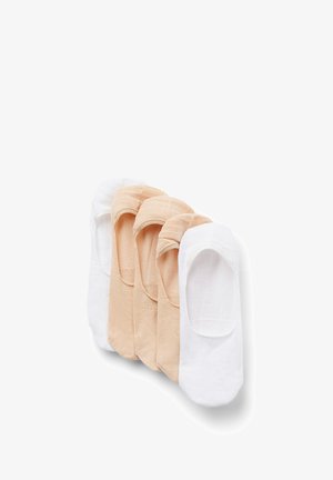 5 PACK - Socquettes - nude/bianco