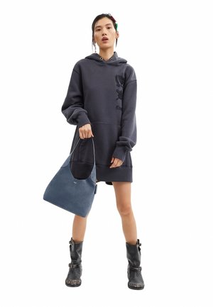 COACH, BROOKLYN SHOULDER - Käekott - light blue