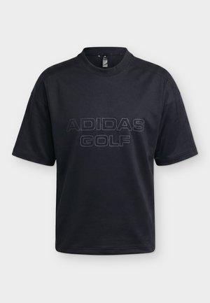 adidas Golf, BEYOND GRAPHIC SHORT SLEEVE CREWNECK - Printtipaita - black