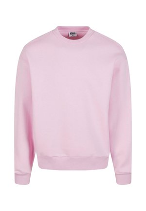 Urban Classics FLUFFY CREWNECK - Sweatshirt - softpink