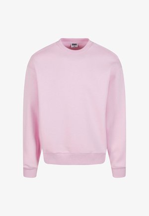 Urban Classics FLUFFY CREWNECK - Sweatshirt - softpink