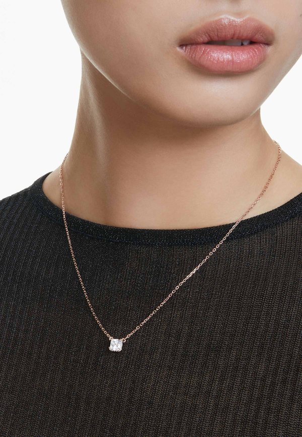 STILLA SQUARE CUT - Halskette - rose gold tone