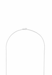 Silverfärgad kedja med en fin, delikat design. Utrustad med små länkar och en fjäderlås, vilket ger ett minimalistiskt utseende.