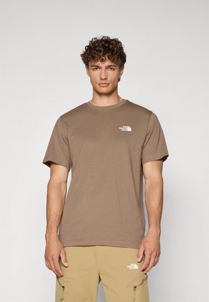 The North Face SIMPLE DOME TEE - Print T-shirt - mocha brown