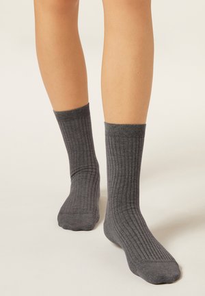 Calzedonia Socken - grau grigio medio melange