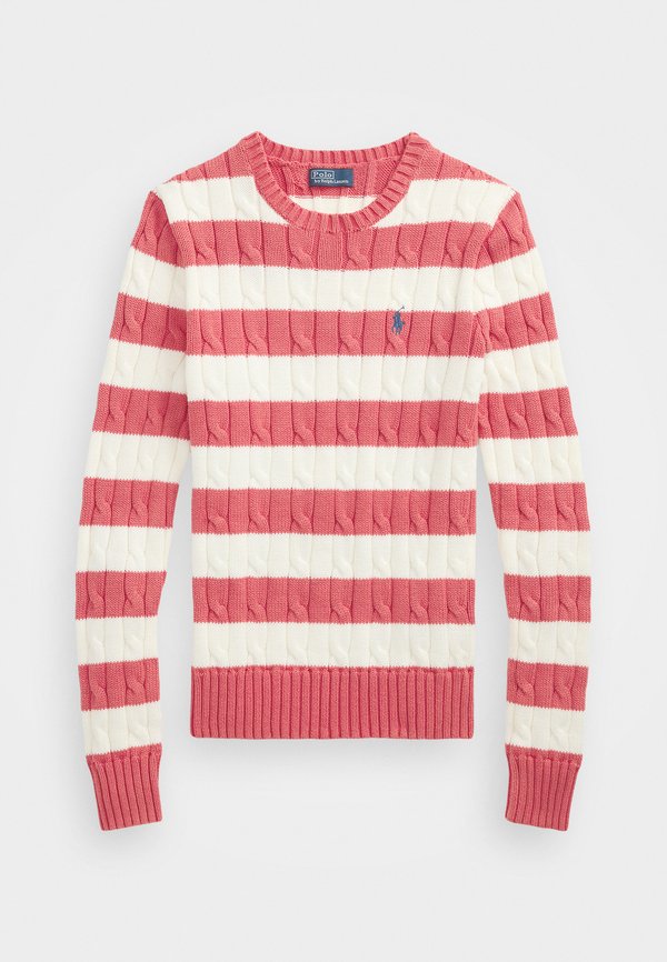 STRIPED CABLE-KNIT COTTON SWEATER - Jumper3
