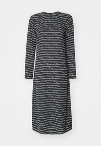 HYBRID LOGO MIDI DRESS - Day dress - black