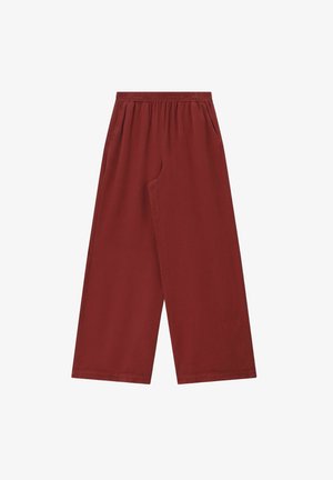 Sissy-Boy, SISSY-BOY WEITE HIGH WAIST-HOSE - DUNKELROT - Pantalon classique - d rood
