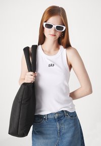 GAP LOGO HALTER - Top - optic white