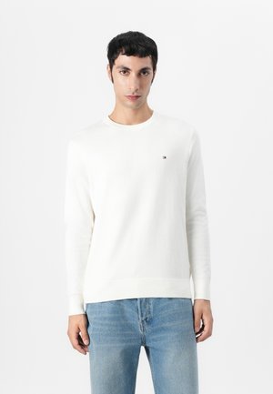PIMA CREW NECK - Pullover - ivory petal