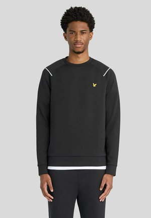 Lyle & Scott, LYLE & SCOTT MID LAYERS NEOPRENE CREW NECK - Sweatshirt - jet black