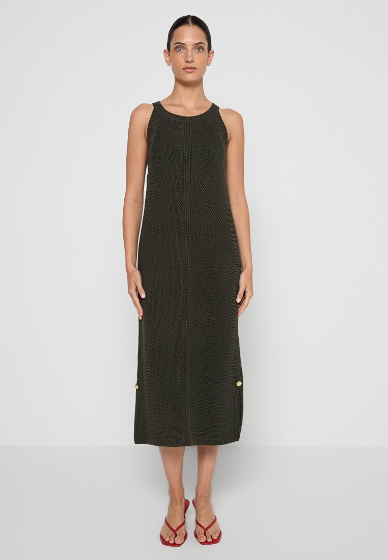 Barbour International Gebreide jurk donkergroen