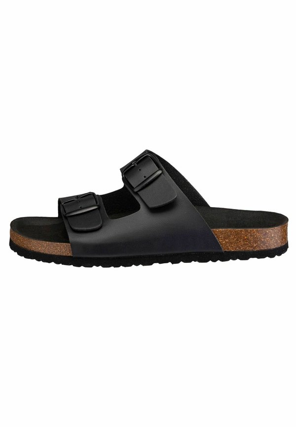 LINE  - Badesandale - schwarz