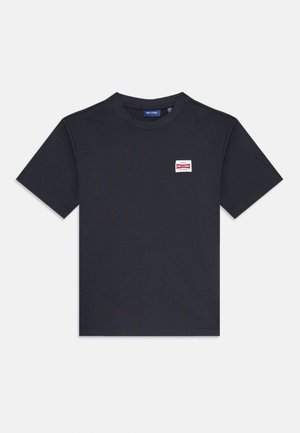 OSJFRED LIFE LABEL TEE  - Navadna majica - dark navy