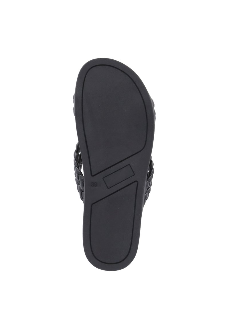 Damen Sneaker | La Strada Pantolette flach schwarz - ML49744 Damen Sneaker | La Strada Pantolette flach schwarz - ML49744