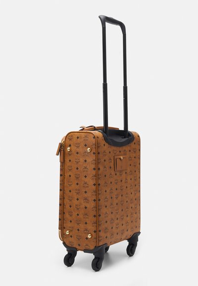 MCM TRAVELER VISETOS TROLLEY CABIN SMALL UNISEX - Lagaminas su ratukais - cognac