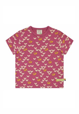 T-shirt con stampa - rouge