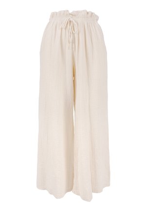 Seasons of April, MUSSELIN LISKA OVERSIZED - Pantalon classique - creme
