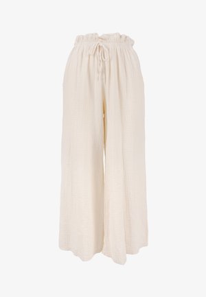 Seasons of April, MUSSELIN LISKA OVERSIZED - Pantalon classique - creme