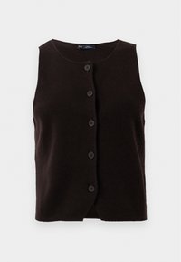 CASHSOFT TAILORED VEST - Vestă - terra brown