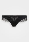 INSET THONG - Tanga - black