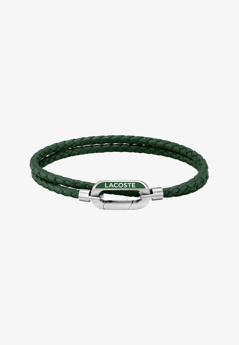 Lacoste STARBOARD - Bracelet - grün- und silberfarben
