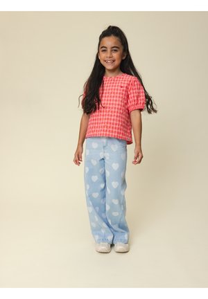 Looxs Revolution, WIDE LEG HEARTS - Relaxed fit jeans - licht blauw