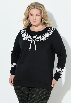 BEQUEME PASSFORM SCHLEIFEN-MUSTER - Sudadera - black